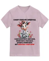 Unisex Jersey SS V-Neck T-Shirt