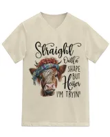 Unisex Jersey SS V-Neck T-Shirt