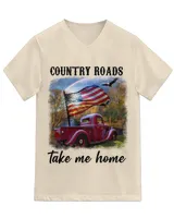 Unisex Jersey SS V-Neck T-Shirt