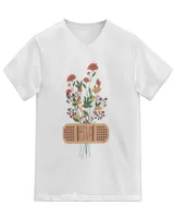 Unisex Jersey SS V-Neck T-Shirt