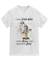 Unisex Jersey SS V-Neck T-Shirt