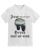 Unisex Jersey SS V-Neck T-Shirt