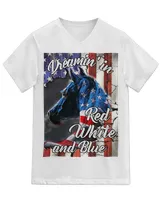 Unisex Jersey SS V-Neck T-Shirt