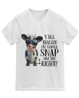 Unisex Jersey SS V-Neck T-Shirt