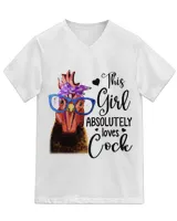Unisex Jersey SS V-Neck T-Shirt