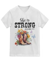 Unisex Jersey SS V-Neck T-Shirt