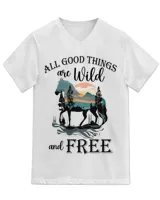 Unisex Jersey SS V-Neck T-Shirt