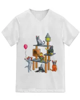 Unisex Jersey SS V-Neck T-Shirt