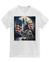 Unisex Jersey SS V-Neck T-Shirt