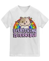 Unisex Jersey SS V-Neck T-Shirt
