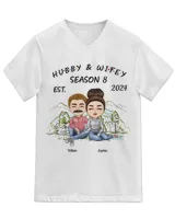 Unisex Jersey SS V-Neck T-Shirt