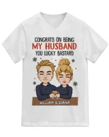 Unisex Jersey SS V-Neck T-Shirt