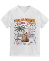 Unisex Jersey SS V-Neck T-Shirt