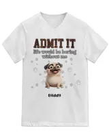 Unisex Jersey SS V-Neck T-Shirt