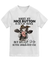 Unisex Jersey SS V-Neck T-Shirt