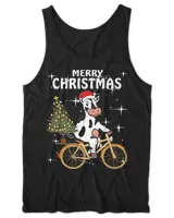 Cow T- Shirt C O W B I K E C H R I S T M A S M E R R Y C H R I S T M A S 992 Unisex Jersey Tank black xs