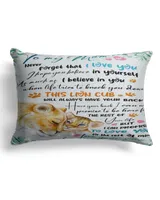 Canvas Pillow (Dual Sided) 13x19"