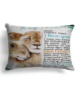Canvas Pillow (Dual Sided) 13x19"