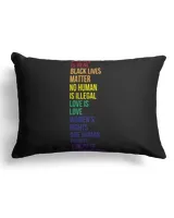 Faux Suede Pillow (Dual Sided) 13x19''