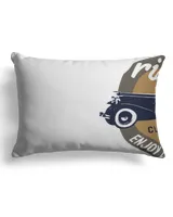 Faux Suede Pillow (Dual Sided) 13x19''