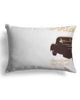 Faux Suede Pillow (Dual Sided) 13x19''