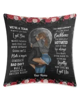 Faux Suede Pillow (Dual Sided)