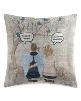 Faux Suede Pillow (Dual Sided)