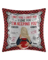 Faux Suede Pillow (Dual Sided)