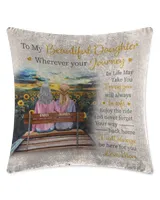 Faux Suede Pillow (Dual Sided)