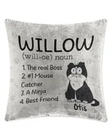 Faux Suede Pillow (Dual Sided)