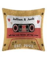 Faux Suede Pillow (Dual Sided)