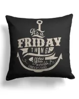 Cotton Drill Pillow (Dual Sided)