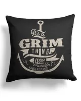 Cotton Drill Pillow (Dual Sided)