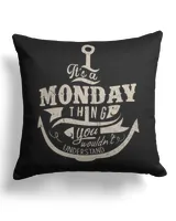 Cotton Drill Pillow (Dual Sided)