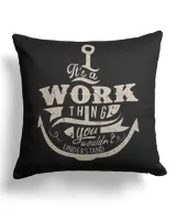 Cotton Drill Pillow (Dual Sided)