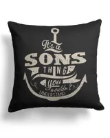 Cotton Drill Pillow (Dual Sided)