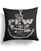 Cotton Drill Pillow (Dual Sided)
