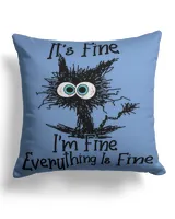 Cotton Drill Pillow (Dual Sided)