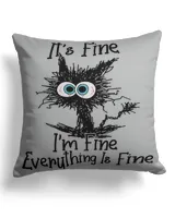 Cotton Drill Pillow (Dual Sided)
