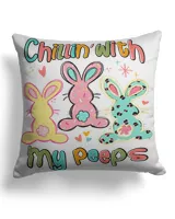 Cotton Drill Pillow (Dual Sided)