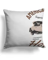 Cotton Drill Pillow (Dual Sided)