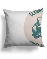 Cotton Drill Pillow (Dual Sided)
