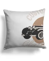 Cotton Drill Pillow (Dual Sided)