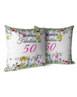 Cotton Drill Pillow (Dual Sided)
