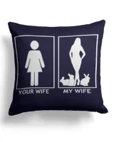 Cotton Drill Pillow (Dual Sided)