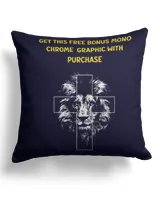 Cotton Drill Pillow (Dual Sided)