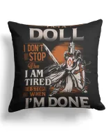 Cotton Drill Pillow (Dual Sided)