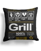 Cotton Drill Pillow (Dual Sided)