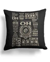 Cotton Drill Pillow (Dual Sided)