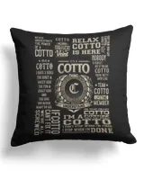 Cotton Drill Pillow (Dual Sided)